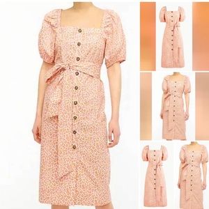 🆕 NWT - J. Crew Pink Cheetah Print Dress
